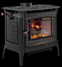 Hearthstone Manchester Wood Stove in Matte Black