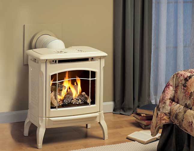 Hearthstone Stowe DX Gas Stove in room