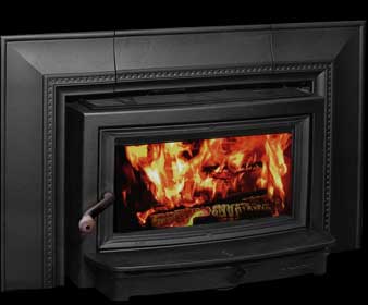 Hearthstone Clydesdale Wood Fireplace Insert, Matte Black
