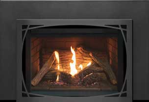 Pacific Energy Tofino i20 Gas Insert with Log Fire Burner