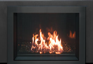 Pacific Energy Tofino i30 Gas Insert with Glass Fire Burner