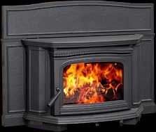 Pacific Energy Alderlea T5 Wood Fireplace Insert, Metallic Black