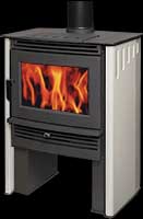 Pacific Energy Neo 2.5 Wood Stove in Ivory