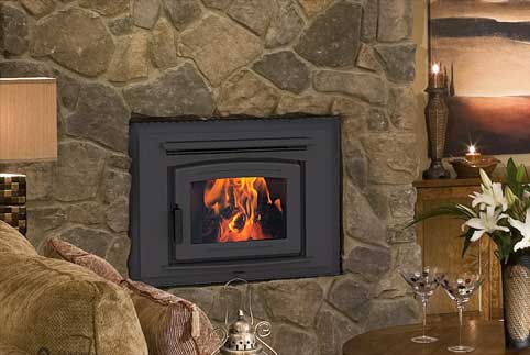 Pacific Energy FP-16 Wood Fireplace installed