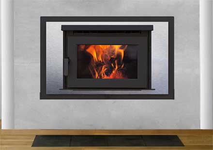 Pacific Energy FP-25 Wood Fireplace Installed