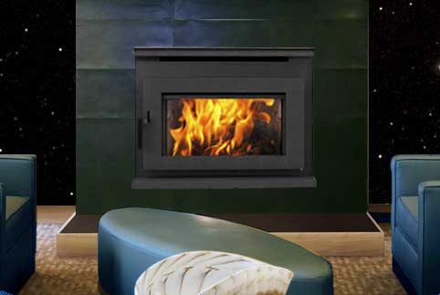 Pacific Energy FP 30 Wood Fireplace Installed