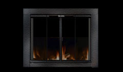 Residential Retreat Carson Glass Fireplace Doors View 4