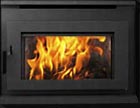 Pacific Energy FP30 Wood Fireplace with Contemporary Door