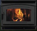 Pacific Energy FP30 Wood Fireplace with Arched Door