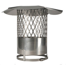 [Hearth.com] The rain cap choice.  Wind guard vs simple mesh design.