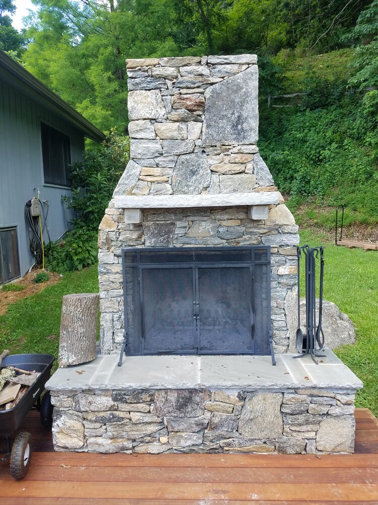 Help with chimney smoke problem on outdoor fireplace | Hearth.com ...