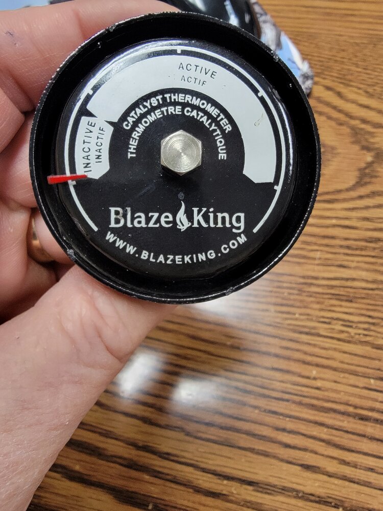 Blaze King Wood Stove CAT Thermometer (2 Probe): 120-0342-C