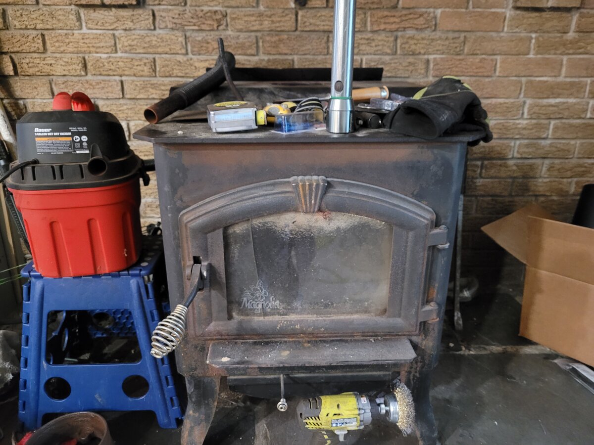 Questions about cleaning up and installing a Magnolia stove