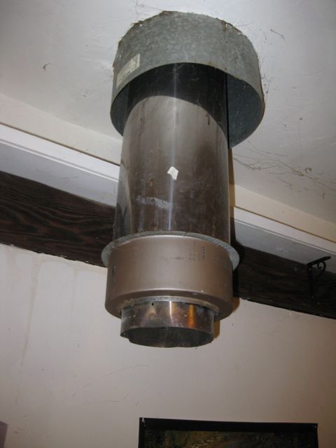 Class A Chimney Connector to Single Wall Stove Pipe : r/woodstoving