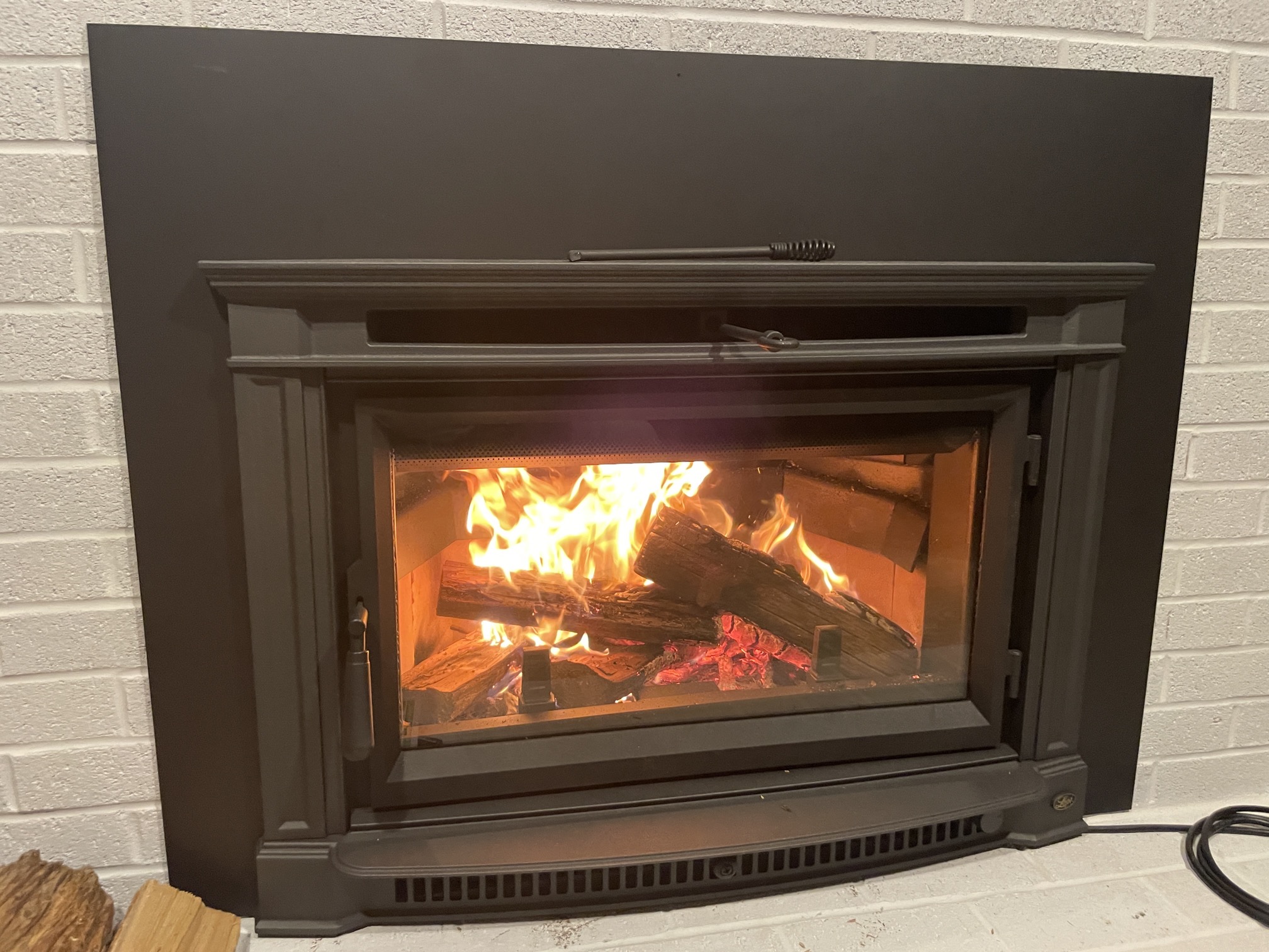 [Hearth.com] Lopi Large Flush Wood: my installation experience (including block-off plate).