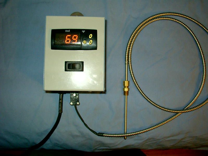 Digital wood stove thermometer with alarm and probe for inside your stove  pipe : r/woodstoving