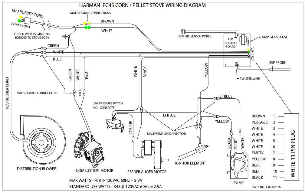 Harman PC45 no power
