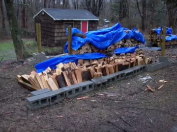 [Hearth.com] The Wind Blew Over My Wood Pile! Pics Added