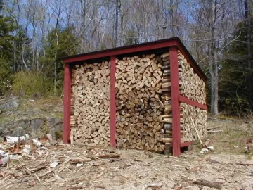 [Hearth.com] Request pics of roof extensions or covers for woodpile