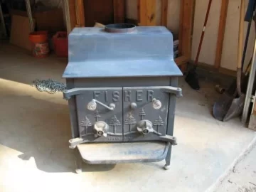 [Hearth.com] Old Fisher wood stove