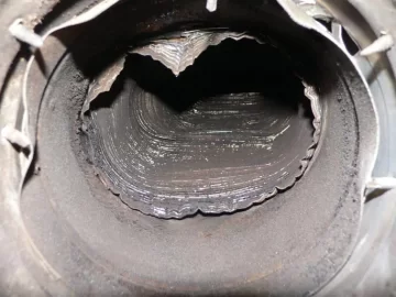 [Hearth.com] My Chimney Cleaning Experience - Gap in Transition Piece