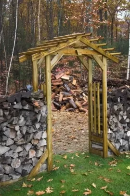 [Hearth.com] Wood Stack & Arbor