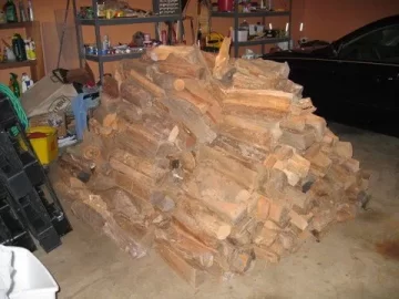 [Hearth.com] Here are a couple of my wood piles