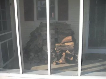 [Hearth.com] Here are a couple of my wood piles