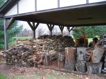 [Hearth.com] Here are a couple of my wood piles