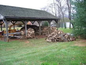 [Hearth.com] Here are a couple of my wood piles