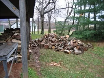 [Hearth.com] Here are a couple of my wood piles