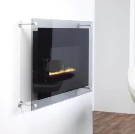 [Hearth.com] Check THIS out:  Wall mounted ventless glass fireplace