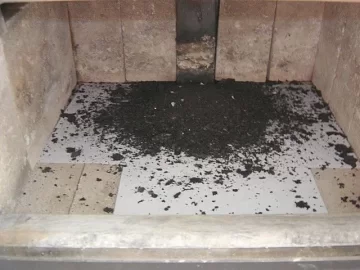 [Hearth.com] Swept chimney-1st year of 24/7 burning with not very seasoned wood - What do you think? - PIC