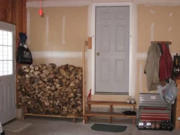 [Hearth.com] Storing some wood in the garage