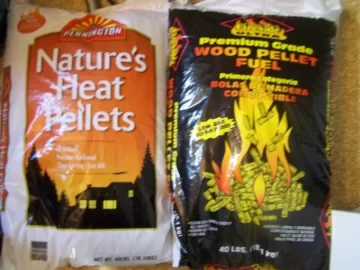 [Hearth.com] Homedepot Avon M.A: two types of pellets