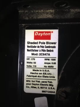 [Hearth.com] Sourcing a Harman P61a convection blower made by Dayton