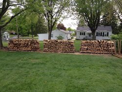 Wood stack progress