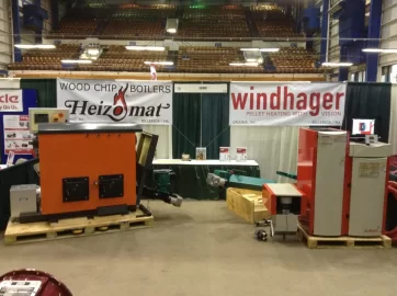 [Hearth.com] Boiler pictures from 2013 NE Forest Products Expo in Bangor Maine