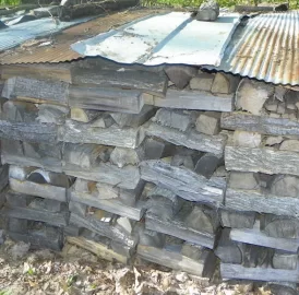 [Hearth.com] Help needed with covering wood stacks - Plastic.