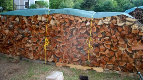 [Hearth.com] Help needed with covering wood stacks - Plastic.