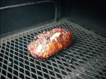 [Hearth.com] Cherry smoked pork loin!