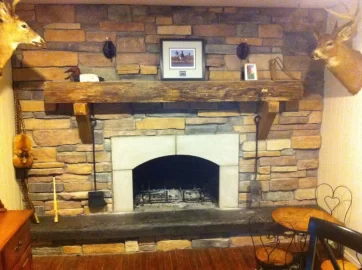 [Hearth.com] how did you hang your fireplace mantel