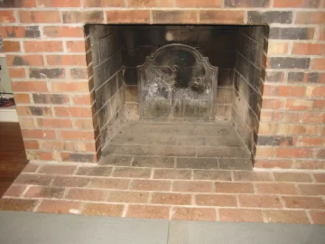 [Hearth.com] Rear vent wood stove through masonry fireplace