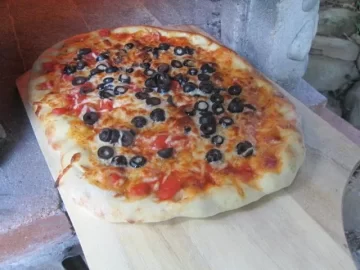 [Hearth.com] More wood-fired oven pizza pics.