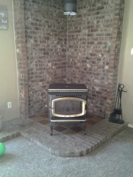 [Hearth.com] New (to me) Avalon pellet stove sitting in place