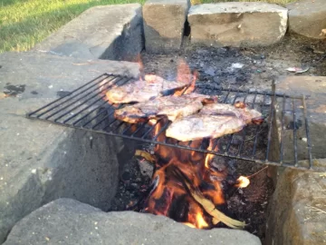 [Hearth.com] Can't stop cooking on the firepit!