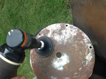 [Hearth.com] Salvage a Combustion Blower Motor from rusting housing and impeller blades? Any good blade source?