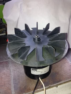 [Hearth.com] Salvage a Combustion Blower Motor from rusting housing and impeller blades? Any good blade source?