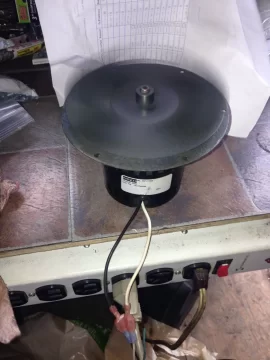 [Hearth.com] Salvage a Combustion Blower Motor from rusting housing and impeller blades? Any good blade source?