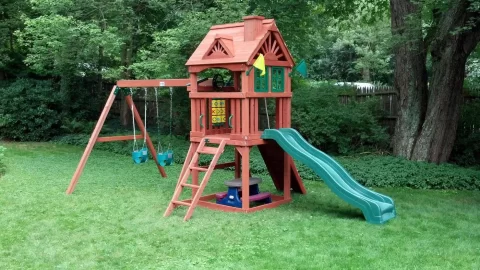 [Hearth.com] Daddy build a playground?...